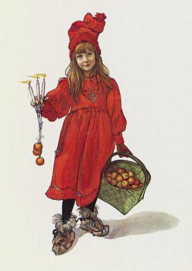 Brita as Iduna by Carl Larsson